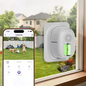 4MP 2.5K Wireless Window Camera, Rechargeable Indoor HD Home Security Camera, 2.4GHz WiFi, Full Color Night Vision, AI Motion Detection, Anti-Glare, No Wiring, Static Cling Mount No Residue 4MP 2.5K Wireless Window Camera, Rechargeable Indoor HD Home Security Camera, 2.4GHz WiFi, Full Color Night Vision, AI Motion Detection, Anti-Glare, No Wiring, Static Cling Mount No Residue