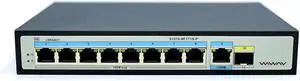 S1510-8F1T1S-P 10-Port 10/100M PoE Unmanaged Ethernet Switches - Full Duplex LAN Hub for Enterprise, Business, Home, Office, NAS, AP, PoE Surveillance Camera (Built-in 120W, Metal, Plug&Play) S1510-8F1T1S-P 10-Port 10/100M PoE Unmanaged Ethernet Switches - Full Duplex LAN Hub for Enterprise, Business, Home, Office, NAS, AP, PoE Surveillance Camera (Built-in 120W, Metal, Plug&Play)