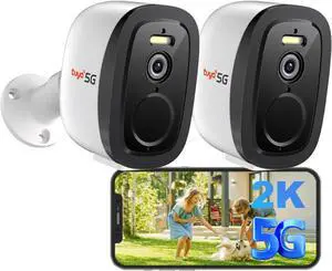 2K Security Cameras Wireless Outdoor 2.4G&5G WiFi, 2Pack Indoor Cameras for Home Security with AI Motion Detection & Siren,Color Night Vision, 2-Way Talk, WaterproofWorks w/Alexa,Cloud/SD 2K Security Cameras Wireless Outdoor 2.4G&5G WiFi, 2Pack Indoor Cameras for Home Security with AI Motion Detection & Siren,Color Night Vision, 2-Way Talk, WaterproofWorks w/Alexa,Cloud/SD