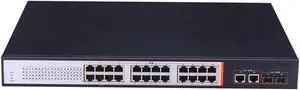 Business Ethernet switches Unmanaged PoE Switch 10/100Mbps 24 Port PoE Switch Business Ethernet switches Unmanaged PoE Switch 10/100Mbps 24 Port PoE Switch