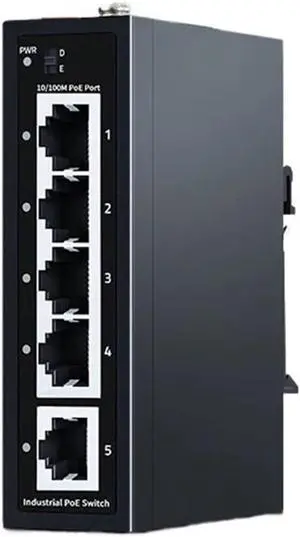 5 Port Industrial POE Switch,ZX500-AF-41 100Mbps Network Ethernet Switcher DC48-55V 5 Port Industrial POE Switch,ZX500-AF-41 100Mbps Network Ethernet Switcher DC48-55V