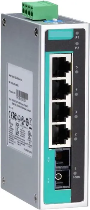 EDS-205A Series 5-port Compact Unmanaged Ethernet Switches EDS-205A-T, EDS-205A, EDS-205A-M-ST-T, EDS-205A-S-SC(EDS-205A) EDS-205A Series 5-port Compact Unmanaged Ethernet Switches EDS-205A-T, EDS-205A, EDS-205A-M-ST-T, EDS-205A-S-SC(EDS-205A)