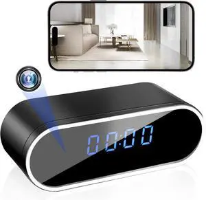 Smart Clock Camera, WiFi HD 1080P Wireless Mini Camera with Night Vision, Motion Detection, and Remote Viewing, Nanny Cam for Baby/Elder/Pet Care Smart Clock Camera, WiFi HD 1080P Wireless Mini Camera with Night Vision, Motion Detection, and Remote Viewing, Nanny Cam for Baby/Elder/Pet Care