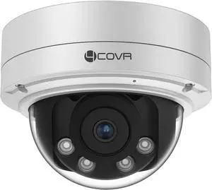 4COVR 5MP PoE Security AutoFocus Dome IP Wired Camera with Mic, LY57BA5MA 4COVR 5MP PoE Security AutoFocus Dome IP Wired Camera with Mic, LY57BA5MA
