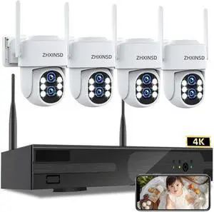 4PCS CCTV Security Camera System with 4K NVR 4PCS CCTV Security Camera System with 4K NVR