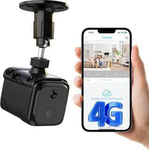 Cellular Security Camera Wireless, No WiFi Security Camera Indoor, 4G LTE Home/Office Cam with Auto Night Vision, Built-in SIM Card, 2K Live Video, 20 Day Standby Battery, PIR Motion Detection Cellular Security Camera Wireless, No WiFi Security Camera Indoor, 4G LTE Home/Office Cam with Auto Night Vision, Built-in SIM Card, 2K Live Video, 20 Day Standby Battery, PIR Motion Detection