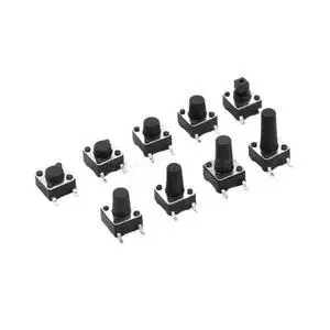 90Pcs 6 * 6 SMD-4 Tact Switch Tactile Push Button 6X6X4.3mm 6X6X5 6X6X6 6X6X7 6X6X7.3 6X6X8 6X6X9 6X6X10 6X6X12MM Switch Kit 90Pcs 6 * 6 SMD-4 Tact Switch Tactile Push Button 6X6X4.3mm 6X6X5 6X6X6 6X6X7 6X6X7.3 6X6X8 6X6X9 6X6X10 6X6X12MM Switch Kit