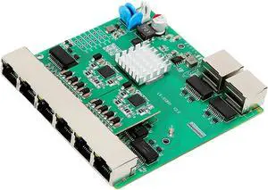 Fast Speed 8 Port RJ45 Gigabit Ethernet Networking Switches with 6 POEs Port and Wide Voltages Input Tiny Poet Switches Fast Speed 8 Port RJ45 Gigabit Ethernet Networking Switches with 6 POEs Port and Wide Voltages Input Tiny Poet Switches