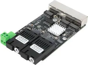 Industrial Gigabit 2 Fiber 4 Ethernet Port Networking Switches Module Supports DC5V to 36V for Harsh Industrial Gigabit 2 Fiber 4 Ethernet Port Networking Switches Module Supports DC5V to 36V for Harsh