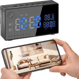 isekurity WiFi Security Hidden Camera 1080P Alarm Clock Spy Camera-No Sound isekurity WiFi Security Hidden Camera 1080P Alarm Clock Spy Camera-No Sound