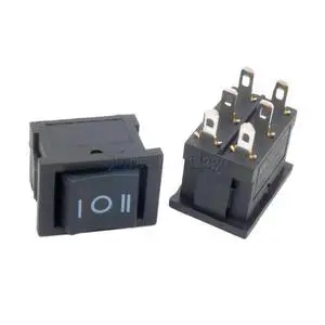 10PCS Push Button Switch 15mmx21mm 6PIN 6A 250V 10A 125V ON/Off/ON Rocker Switch 15X21mm 10PCS Push Button Switch 15mmx21mm 6PIN 6A 250V 10A 125V ON/Off/ON Rocker Switch 15X21mm