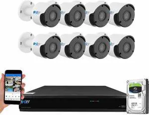 GW Security 8MP Security Camera System Outdoor with AI Face/Human/Vehicle Detection, 8CH 4K DVR and 8 x 3840TVL 8MP Microphone Home Coaxial CCTV Cameras, Smart AI Playback, Email Alert, 2TB Hard Drive GW Security 8MP Security Camera System Outdoor with AI Face/Human/Vehicle Detection, 8CH 4K DVR and 8 x 3840TVL 8MP Microphone Home Coaxial CCTV Cameras, Smart AI Playback, Email Alert, 2TB Hard Drive