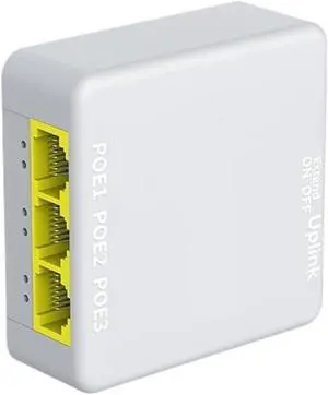 4 Port 100M PoE Extender 100Mbps 1 to 3 Network Switch Repeater with IEEE802.3af &Play for PoE Switch NVR Camera AP 4 Port 100M PoE Extender 100Mbps 1 to 3 Network Switch Repeater with IEEE802.3af &Play for PoE Switch NVR Camera AP