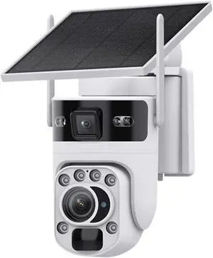 Solar Camera 6K 20X Optical Zoom Dual Screen Outdoor Security WiFi IP Camera Night Vision PIR Detection(Only WiFi Camera) Solar Camera 6K 20X Optical Zoom Dual Screen Outdoor Security WiFi IP Camera Night Vision PIR Detection(Only WiFi Camera)