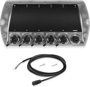 5 Port Ethernet Switch Replace for Humminbird 411850-1 AS ETH 5PGL, Marine Network Hub for APEX, SOLIX, Helix G4N G3N Fish Finders, Upgraded Ethernet Switch w/LED Connection Lights 5 Port Ethernet Switch Replace for Humminbird 411850-1 AS ETH 5PGL, Marine Network Hub for APEX, SOLIX, Helix G4N G3N Fish Finders, Upgraded Ethernet Switch w/LED Connection Lights