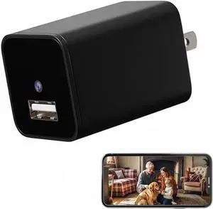 4K WiFi USB Charger Camera for Indoor Home & Pet 90° Wide-Angle 4K WiFi USB Charger Camera for Indoor Home & Pet 90° Wide-Angle