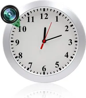 1080P Hidden Spy Camera in Clock, Nanny Cam Without WiFi for Home Office 1080P Hidden Spy Camera in Clock, Nanny Cam Without WiFi for Home Office