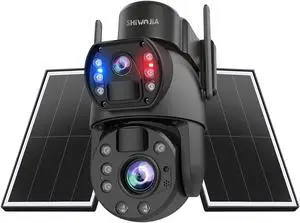 SHIWOJIA Outdoor Wireless Security Camera, 10MP PTZ 36X Optical Zoom, Dual-Band 2.4/5GHz WiFi, AOV 24/7, 14W Solar Panel, Built-in AI Smart Cam for Farm Construction Site Rural Home Remote Area SHIWOJIA Outdoor Wireless Security Camera, 10MP PTZ 36X Optical Zoom, Dual-Band 2.4/5GHz WiFi, AOV 24/7, 14W Solar Panel, Built-in AI Smart Cam for Farm Construction Site Rural Home Remote Area
