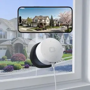 3MP 2K Window Camera, 2.4GHz & 5GHz WiFi Indoor Camera for Home Security with 20° Tilt Bracket, Full Color Night Vision, Human & Motion Detection, Anti-Glare, Rental Friendly, 2 Packs 3MP 2K Window Camera, 2.4GHz & 5GHz WiFi Indoor Camera for Home Security with 20° Tilt Bracket, Full Color Night Vision, Human & Motion Detection, Anti-Glare, Rental Friendly, 2 Packs