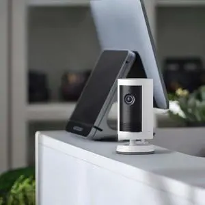B0D23XCB6C Outdoor Cam Plus Security Camera, 2K Video, Wi-Fi, Plug-in Power, Two-Way Audio, Motion Detection, Weather-Resistant, White B0D23XCB6C Outdoor Cam Plus Security Camera, 2K Video, Wi-Fi, Plug-in Power, Two-Way Audio, Motion Detection, Weather-Resistant, White
