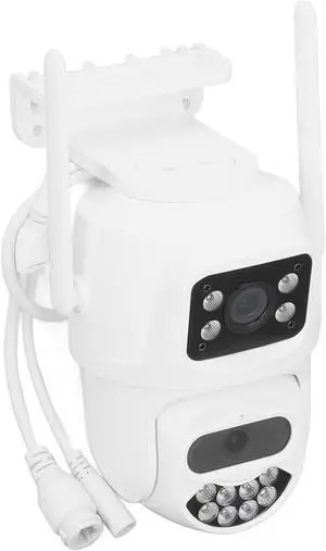Security Cameras Outdoor 2K Dual Lens Cameras for Home Security Outside 360° PTZ WiFi Surveillance Camera Waterproof, Motion Detection for Baby Pet Home,One Touch Call,Color Security Cameras Outdoor 2K Dual Lens Cameras for Home Security Outside 360° PTZ WiFi Surveillance Camera Waterproof, Motion Detection for Baby Pet Home,One Touch Call,Color