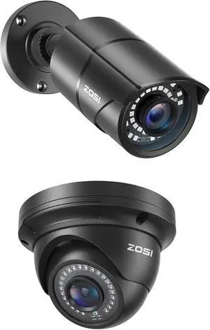 ZOSI 2 Pack 5MP 3K Add-on Security POE Camera with Cable, 2880 x 1620 Indoor Outdoor Bullet+Dome IP Camera, AI Detection, Night Vision, 95°View Angle, IP66 Weatherproof (Only Work PoE NVR) ZOSI 2 Pack 5MP 3K Add-on Security POE Camera with Cable, 2880 x 1620 Indoor Outdoor Bullet+Dome IP Camera, AI Detection, Night Vision, 95°View Angle, IP66 Weatherproof (Only Work PoE NVR)