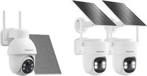 Security Camera Wireless Outdoor, 2K Solar Security Camera and 5MP Solar Camera Outdoor Wireless, Battery Powered 360°PTZ Camera Security Camera Wireless Outdoor, 2K Solar Security Camera and 5MP Solar Camera Outdoor Wireless, Battery Powered 360°PTZ Camera