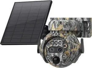 8MP Solar Powered Camera 4K 4G / WiFi Solar Camera Solar Panel Security PIR Human Detection Cam in Forest(WiFi 128GB) 8MP Solar Powered Camera 4K 4G / WiFi Solar Camera Solar Panel Security PIR Human Detection Cam in Forest(WiFi 128GB)