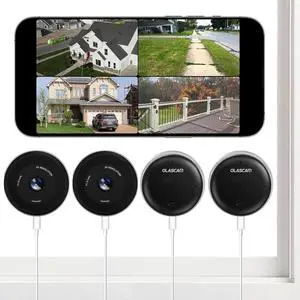 Window Camera 4-Pack for Home Security, 2K 3MP Indoor Security Camera with WiFi 6 Dual Band 2.4/5.8GHz, UltraColor Night Vision, AI Human Detection, 24/7 Recording, Glass Mount No Drill Window Camera 4-Pack for Home Security, 2K 3MP Indoor Security Camera with WiFi 6 Dual Band 2.4/5.8GHz, UltraColor Night Vision, AI Human Detection, 24/7 Recording, Glass Mount No Drill