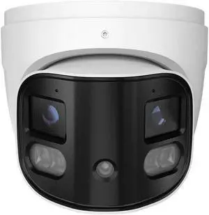 Titanium IP-5DT8E3B-28 8MP 4K Panoramic Dual-Lens Turret Network Camera, NDAA Compliant Titanium IP-5DT8E3B-28 8MP 4K Panoramic Dual-Lens Turret Network Camera, NDAA Compliant