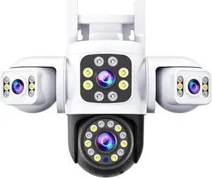 6K 12MP UHD WiFi IP Camera Outdoor Three Screen Three Lens Human Type AI Detection Automatic Tracking Securit IP CCTV(US Plug,6K None SD Card) 6K 12MP UHD WiFi IP Camera Outdoor Three Screen Three Lens Human Type AI Detection Automatic Tracking Securit IP CCTV(US Plug,6K None SD Card)
