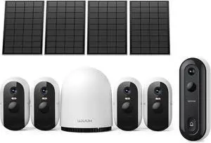 WUUK Security Cameras 4 Cam-kit and Doorbell Camera WUUK Security Cameras 4 Cam-kit and Doorbell Camera
