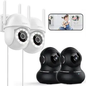litokam 2 Pack Indoor Camera & 2 Pack 4MP Outdoor Camera litokam 2 Pack Indoor Camera & 2 Pack 4MP Outdoor Camera