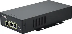 PROCET PoE Injector PoE++ 95W SFP Fiber Gigabit Uplink, Working Temp -40 to 149 for Ubiquiti mmWave Bridge/Access Point, PTZ PoE Camera, Small Cell, Smart Factory, Commercial Kiosks Display PROCET PoE Injector PoE++ 95W SFP Fiber Gigabit Uplink, Working Temp -40 to 149 for Ubiquiti mmWave Bridge/Access Point, PTZ PoE Camera, Small Cell, Smart Factory, Commercial Kiosks Display