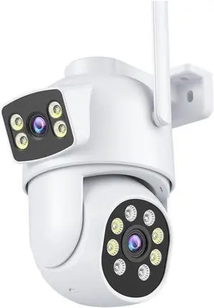 8MP 4K Dual Lens PTZ Camera 4X Zoom Auto Tracking Outdoor CCTV 8MP 4K Dual Lens PTZ Camera 4X Zoom Auto Tracking Outdoor CCTV