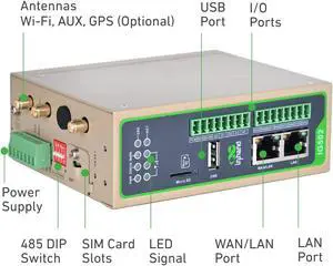 InHand Networks IG502 Industrial Edge Computing Gateway,Cost-Effective connectivity,4G LTE Cat 1,Python Programmable IIoT Gateway with RS232/RS485, 4DI + 4DO, Wi-Fi, GPS, VPN, Modbus MQTT InHand Networks IG502 Industrial Edge Computing Gateway,Cost-Effective connectivity,4G LTE Cat 1,Python Programmable IIoT Gateway with RS232/RS485, 4DI + 4DO, Wi-Fi, GPS, VPN, Modbus MQTT