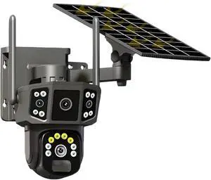 4K Dual Lens Solar Camera 10X Zoom WiFi 4G Outdoor CCTV 4K Dual Lens Solar Camera 10X Zoom WiFi 4G Outdoor CCTV