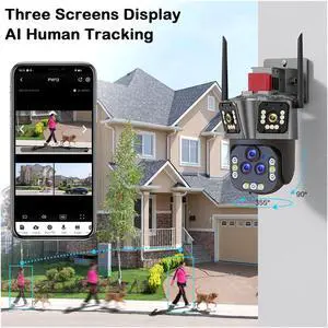 20MP Multi-Lens PTZ WiFi IP Security Camera 20MP Multi-Lens PTZ WiFi IP Security Camera