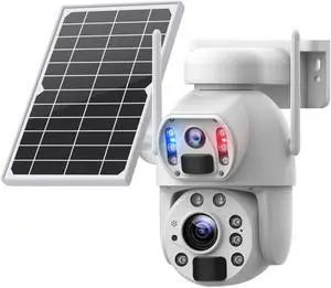 20X Zoom Solar Security Camera Outdoor Wireless, Dual Lens Dual View Camera, 6MP HD Resolution, 4G LTE & WiFi Connection,Humanoid Tracking PTZ Camera, Color Night Vision Two Way Audio for ubox app3 20X Zoom Solar Security Camera Outdoor Wireless, Dual Lens Dual View Camera, 6MP HD Resolution, 4G LTE & WiFi Connection,Humanoid Tracking PTZ Camera, Color Night Vision Two Way Audio for ubox app3