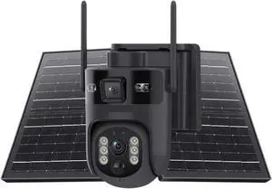 12MP Dual Lens Solar PTZ Security Camera 12MP Dual Lens Solar PTZ Security Camera