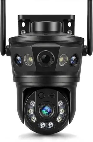 9MP Tri-Lens PTZ Outdoor Security Camera 9MP Tri-Lens PTZ Outdoor Security Camera