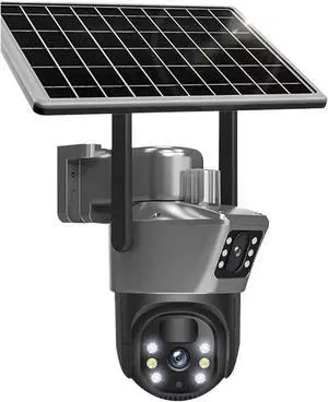 8MP 4K Dual Lens WiFi Solar PTZ Security Camera 8MP 4K Dual Lens WiFi Solar PTZ Security Camera