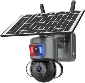 8MP 4K Dual Lens 4G WiFi Solar PTZ Security Camera 8MP 4K Dual Lens 4G WiFi Solar PTZ Security Camera