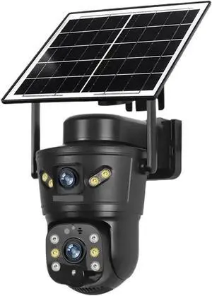 8MP Dual Lens Solar PTZ WiFi 4G Outdoor Security Camera 8MP Dual Lens Solar PTZ WiFi 4G Outdoor Security Camera