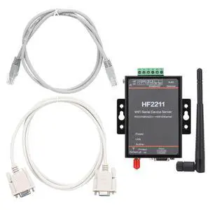 Serial Port Server, HF2211 Serial Server RS232/485/422 to & Ethernet Serial Server Module Serial Port Communication Device DTU, Device Servers Serial Port Server, HF2211 Serial Server RS232/485/422 to & Ethernet Serial Server Module Serial Port Communication Device DTU, Device Servers