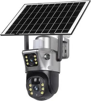 8MP 4K 10X Zoom Dual Screen Solar PTZ Camera V380 Pro 8MP 4K 10X Zoom Dual Screen Solar PTZ Camera V380 Pro