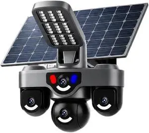 15MP Three Lens AOV 4G Solar Street Light Security Camera 15MP Three Lens AOV 4G Solar Street Light Security Camera