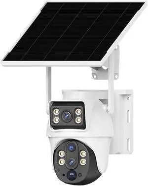6MP Dual Lens WiFi Solar Camera Outdoor Wireless IP Surveillance Camera 6MP Dual Lens WiFi Solar Camera Outdoor Wireless IP Surveillance Camera