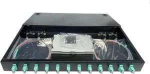 12 Port LC Duplex OM3 Multimode Fiber Enclosure 24 Core 1U 19 Inch Rack Mount Patch Panel for Data Center SAN and HPC 12 Port LC Duplex OM3 Multimode Fiber Enclosure 24 Core 1U 19 Inch Rack Mount Patch Panel for Data Center SAN and HPC