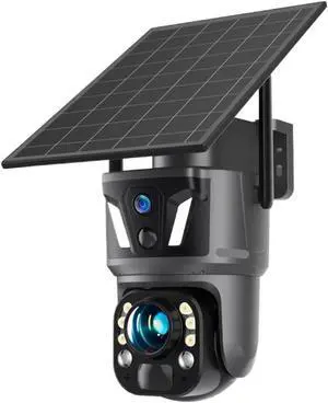 8MP Dual Screen 4G WiFi Solar PTZ Outdoor Camera 8MP Dual Screen 4G WiFi Solar PTZ Outdoor Camera